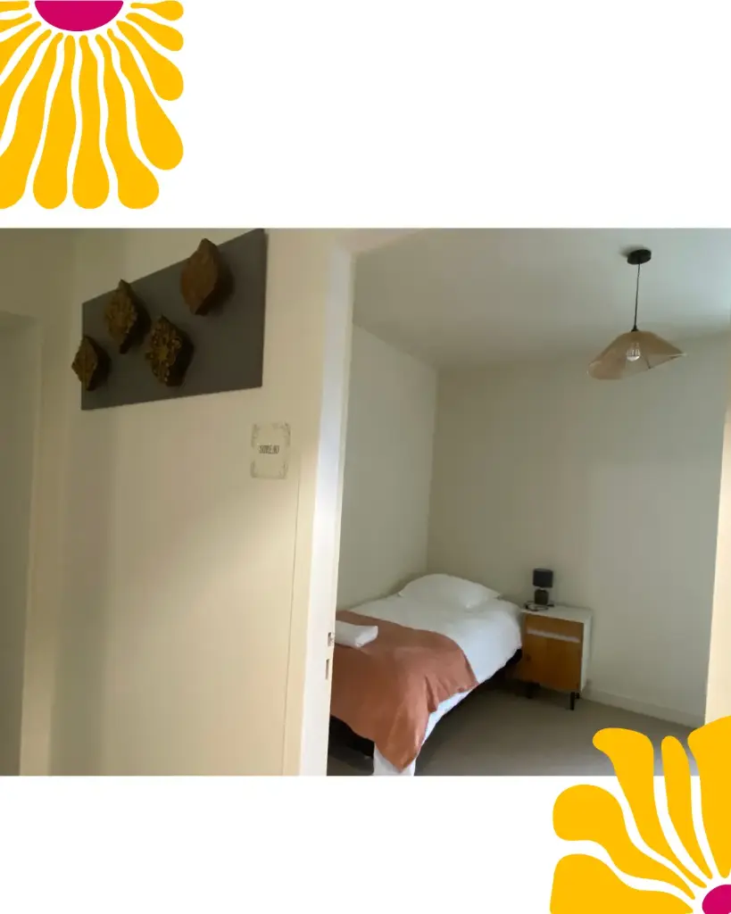 Location libre chambre ind. 2 nuitées